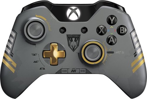 Microsoft - Xbox One Limited Edition Call of Duty: Advanced Warfare Wireless Controller - Gray