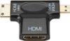 Dynex™ - Mini HDMI-to-Micro HDMI Adapter - Black-Front_Standard