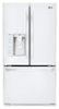 LG - 28.8 Cu. Ft. French Door Refrigerator with Thru-the-Door Ice and Water - White-Front_Standard