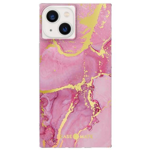 Case-Mate Blox Softshell Case for iPhone 13 - Magenta Marble INTERNATIONAL SHIPPING