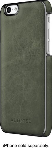  ADOPTED - Leather Wrap Case for Apple® iPhone® 6 - Saddle Olive/Gunmetal