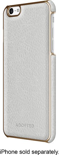  ADOPTED - Leather Wrap Case for Apple® iPhone® 6 Plus and 6s Plus - White/Gold