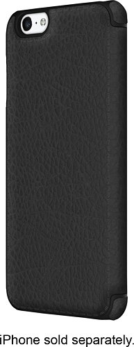  ADOPTED - Leather Folio Case for Apple® iPhone® 6 and 6s - Black