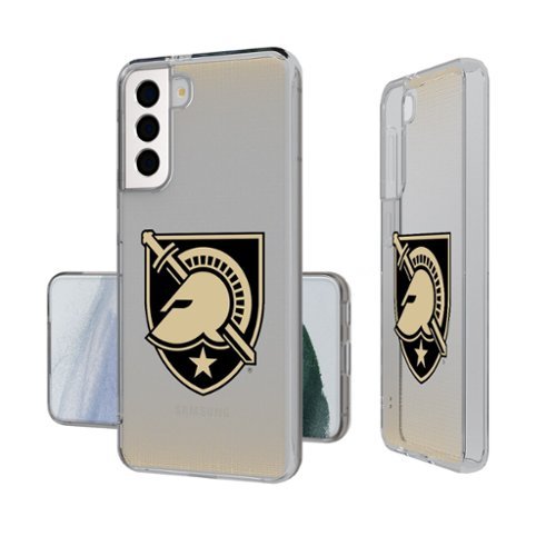 Keyscaper - NCAA - Army Black Knights Linen Logo Galaxy Clear Case - S24 - Multicolor-Front_Standard 