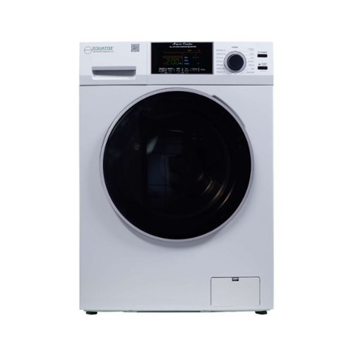Equator - 1.62 cu ft. VENTLESS DRY Fully Built-in All-in-One Combo Washer Electric Dryer 0-Clearance 110V - EZ 4700 - White-Front_Standard 