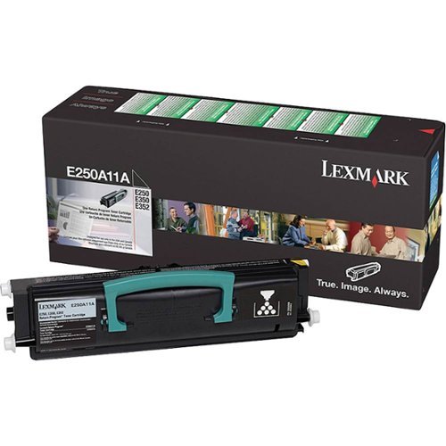  Lexmark - E250A11A Standard Capacity - Black Toner Cartridge - Black