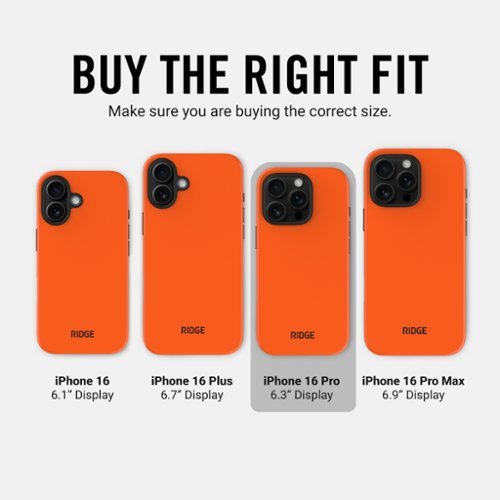 The Ridge Wallet Everyday Phone Case - IPhone 16 Pro - Basecamp Orange HOW TO BUY