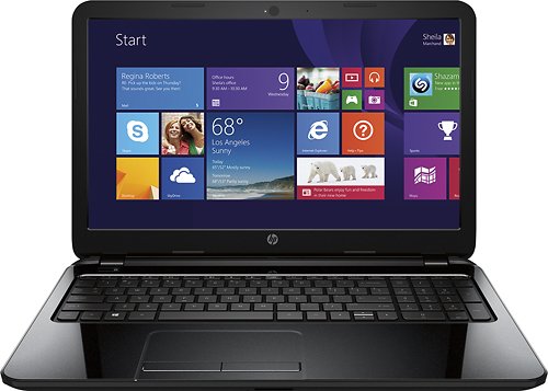  HP - 15.6&quot; Laptop - AMD A8-Series - 4GB Memory - 750GB Hard Drive - Black Licorice