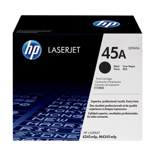 HP - 45A Ink Cartridge - Black-Front_Standard 