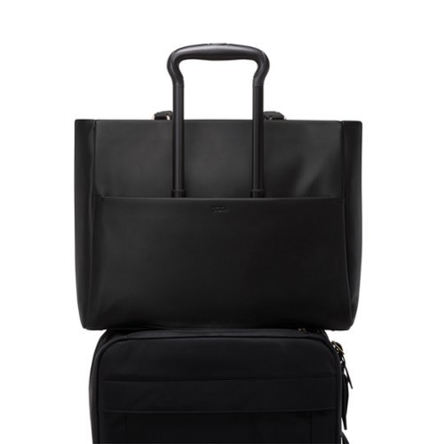 TUMI Voyageur Vail Large Tote - Black/Light Gold WORLDWIDE DELIVERY