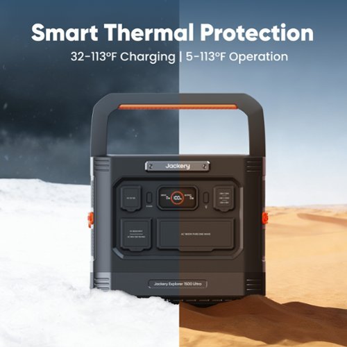 Jackery Explorer 1500 Ultra Portable Power Station (1536Wh) with