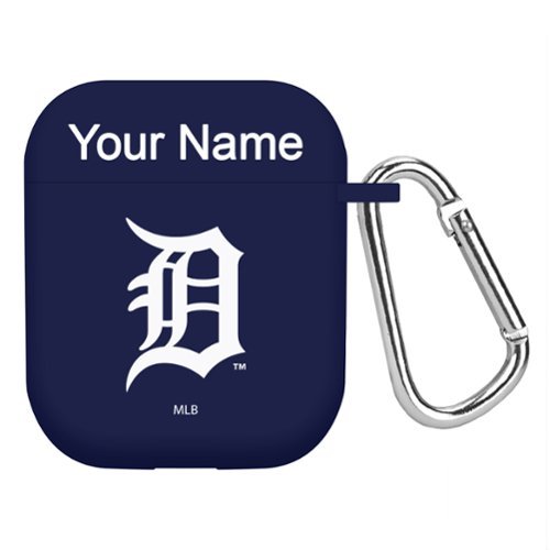 Artinian - Detroit Tigers Personalized Silicone AirPods Case Cover - Multicolor-Front_Standard 