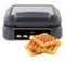 Livwell - Smart Touch Waffle Maker - Matte Grey-Front_Standard
