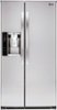 LG - 26.2 Cu. Ft. Side-by-Side Refrigerator with Thru-the-Door Ice and Water - Stainless steel-Front_Standard