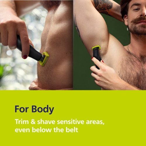 Philips Norelco  OneBlade 360 Pro Hybrid Face & Body Electric Trimmer QP6552/70 - Black HOW TO BUY