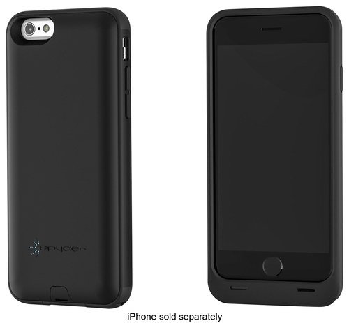  Spyder - Powershadow External Battery Case for Apple® iPhone® 6 and 6s - Black