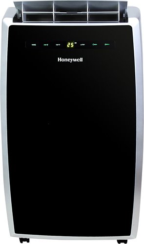  Honeywell - 550 Sq. Ft. Portable Air Conditioner - Black/Silver