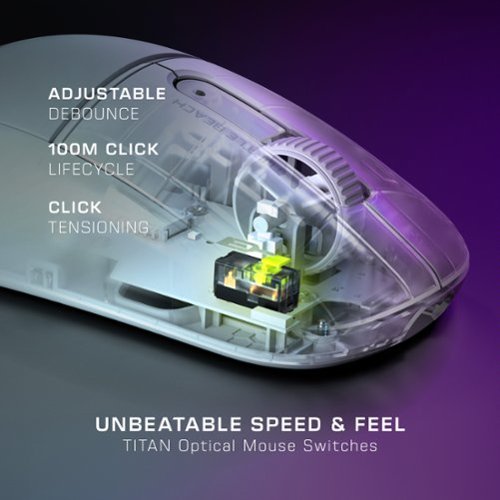 Turtle Beach Burst II Air Ultra Lightweight Wireless Symmetrical Gaming Mouse with Bluetooth & 120-hour battery - Wireless - White WORLDWIDE DELIVERY