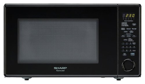  Sharp - 1.8 Cu. Ft. Family-Size Microwave - Black