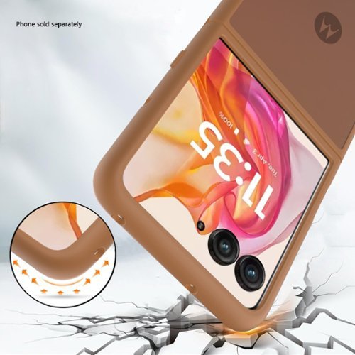 SaharaCase Venture Series Hard Shell Case for Motorola Razr Ultra (2025) - Sand Orange SHOP ONLINE