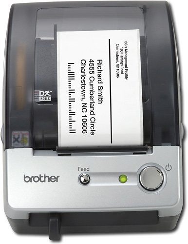  Brother - QL-500 Label Printer - Black/Silver