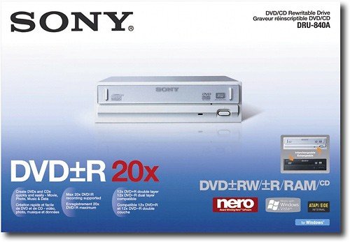  Sony - 20x Internal Double-Layer DVD±RW/CD-RW Drive - Blue