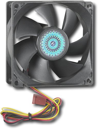  Dynex™ - 80mm CPU Cooling Fan - Black