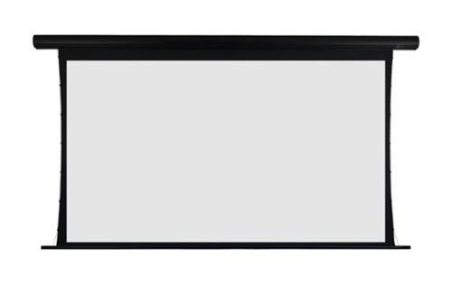 Elite Screens - 135" Yard Master Electric Tension Series Screen - Black-Front_Standard 