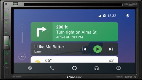 Pioneer 6.8 Android Auto™ and Apple CarPlay Bluetooth Digital Media (DM) Receiver - Black GLOBAL SHIPPING