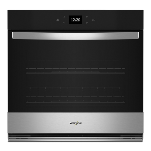  Whirlpool - 5.0 Cu. Ft. Single Wall Oven with Air Fry When Connected .- Fingerprint Resistant - Stainless Steel