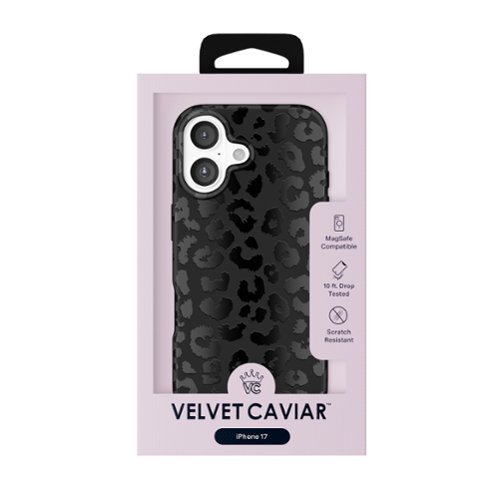 VELVET CAVIAR Magsafe Case for Apple iPhone 17 - Black Leopard SHOP ONLINE