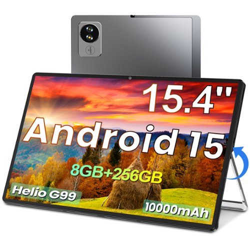 Jumper Tablet 15.4 inch, Android 15 Tablet, 8GB 256GB Tablets