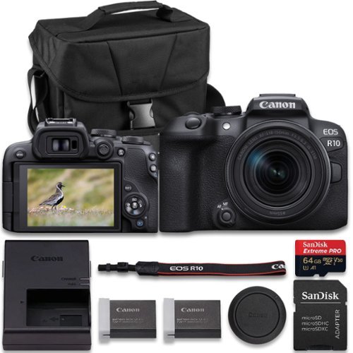 Bundle Canon EOS R10 Mirrorless Camera with RF S 18 150mm Lens