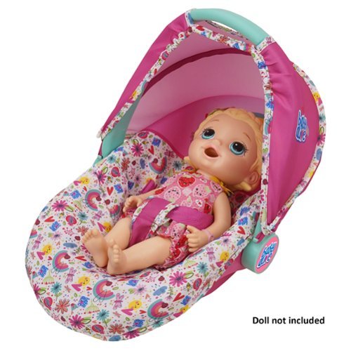 509 Crew Baby Alive Deluxe Doll Car Seat - Pink & Rainbow - 3-in-1, Fits Dolls Up To 18 HOW TO BUY