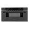 ZLINE - 30 in. 1.2 cu. ft. Built-in Microwave Drawer - Black Stainless Steel-Front_Standard