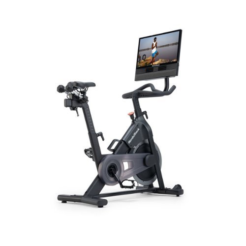 NordicTrack - 24 Studio Bike for a Best-In-Class Cycling Experience - Black-Front_Standard 