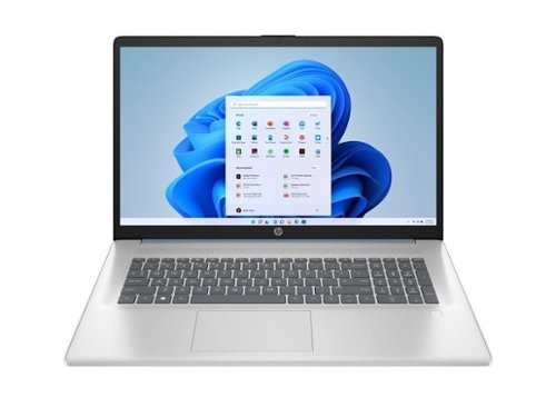 Refurbished HP 17-cn3142ds 17.3" Touchscreen Laptop, Intel N100, 4GB, 128GB, Windows 11 Home in S-Mode, Moonlight Blue-Front_Standard 