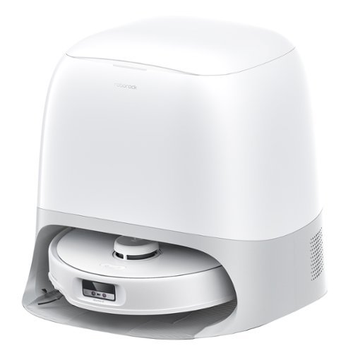 Roborock - Qrevo Curv Robot Vacuum & Mop w/Self-Washing & Emptying Dock,Built in Voice Assist,Zero-Tangling Brush,Scheduled Clean - White-Front_Standard 