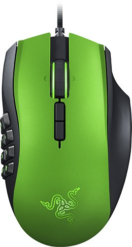  Razer - Naga MMO Laser Gaming Mouse - Limited Edition Green