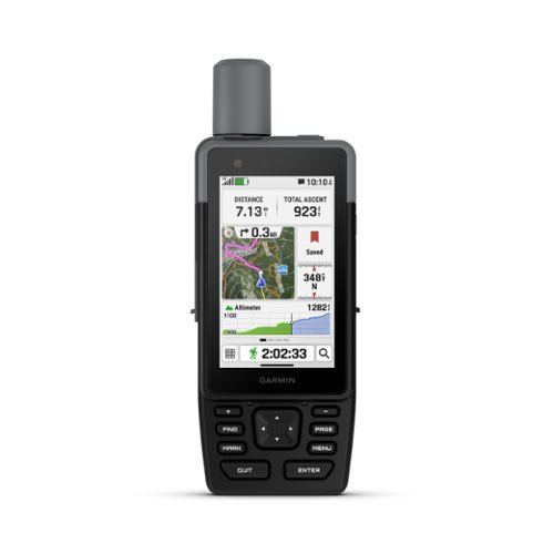 Garmin - GPSMAP H1 3.5" Premium GPS Handheld with Built-in Bluetooth - Black