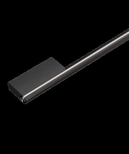 Fisher & Paykel - Contemporary Brushed Silver Handle, 24" - Brushed Black