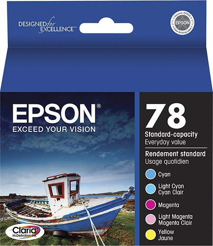  Epson - 78 5-Pack Ink Cartridges - Cyan/Light Cyan/Magenta/Light Magenta/Yellow