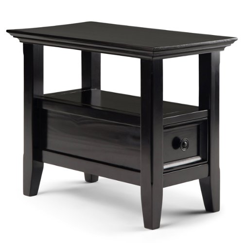Simpli Home - Amherst Narrow Side Table - Hickory Brown-Front_Standard 