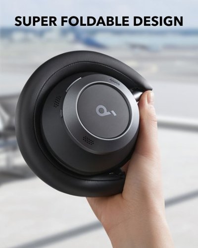 Soundcore by Anker Space One Pro True Wireless Over-the-Ear Noise Cancelling Headphones - Black SHOP ONLINE