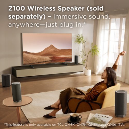 TCL Z100-SW Wireless Home Theater Subwoofer with Dolby Atmos FlexConnect Technology - Black BUY IN AUSTRALIA