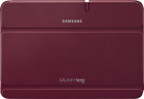  Book Cover for Samsung Galaxy Note 10.1 - Garnet Red
