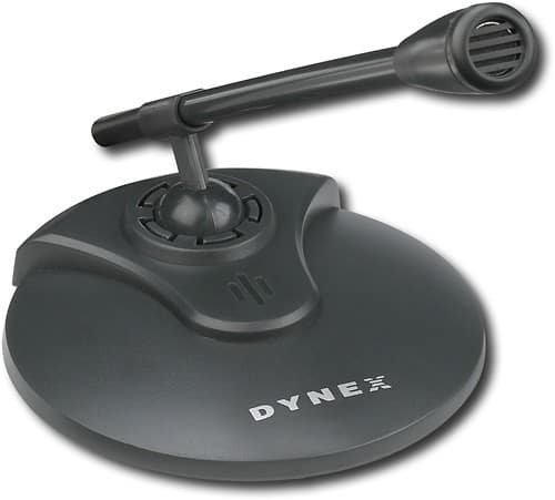 Dynex™ - Voice-Certified PC Desktop Microphone - Multi-Angle_Standard