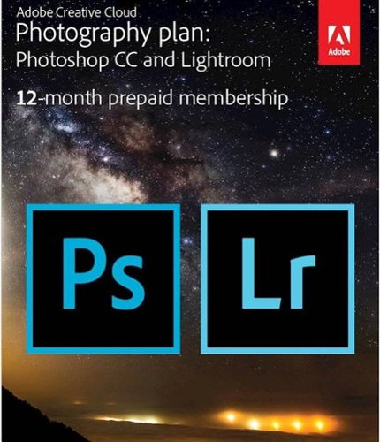 Adobe - Creative Cloud Photography Plan (1-Year Subscription) - Windows