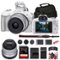 Canon - EOS R50 Mirrorless Camera with 18-45mm Lens + 64GB Card + Bag + More - White-Front_Standard