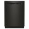KitchenAid - Front Control Built-In Dishwasher with Stainless Steel Tub, FreeFlex Third Rack, 44dBA - Black Stainless with PrintShield Finish-Front_Standard 
